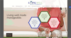 Desktop Screenshot of livingwellwithadisability.org